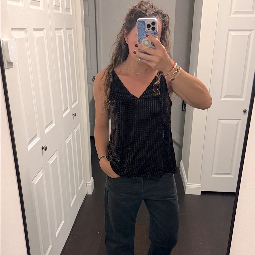 Massimo Dutti Velvet Women's Top
